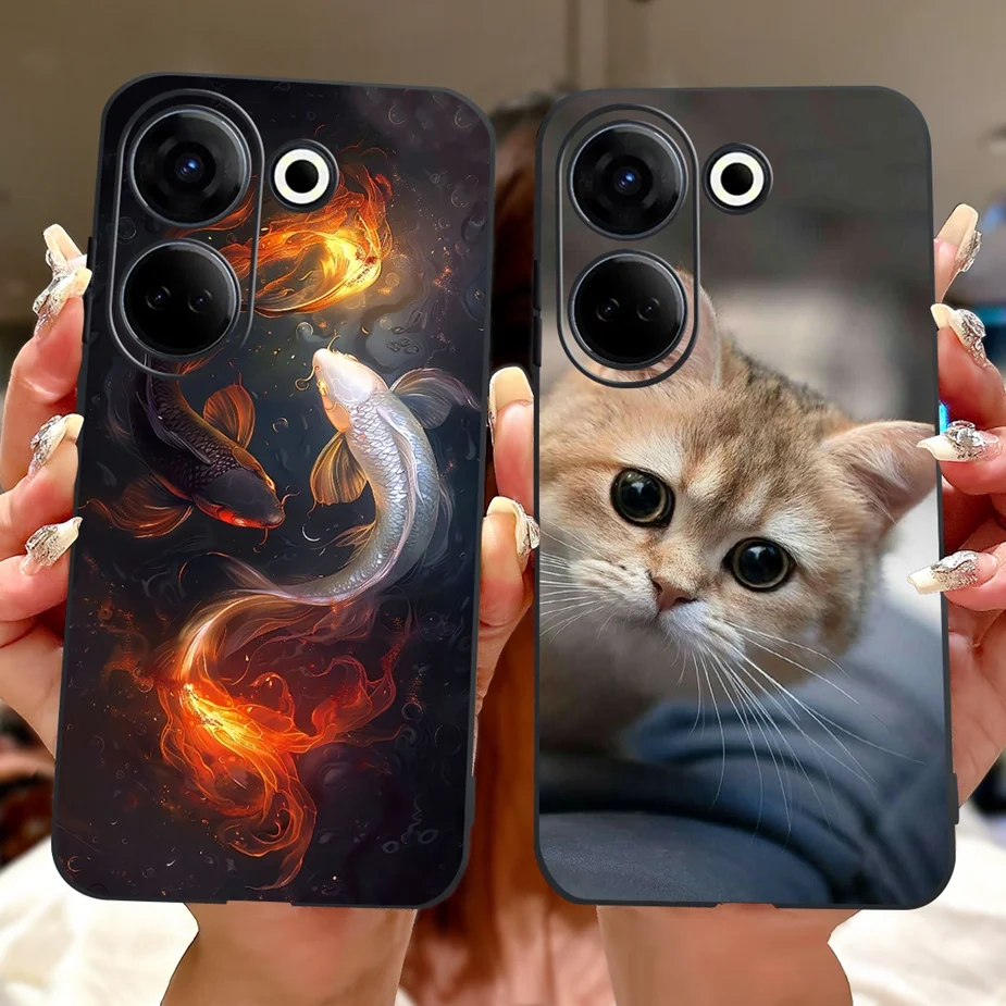 Para Tecno Camon 20 Pro 4G funda CK7n nueva funda pintada de lujo funda de teléfono suave de TPU para Tecno Camon 20 Premier Camon20 Pro 5G Shell - imagen 5