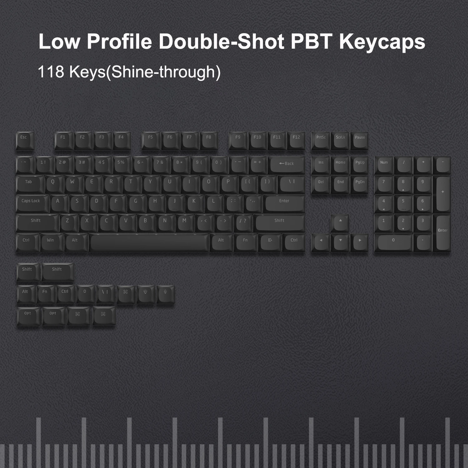 118 key black