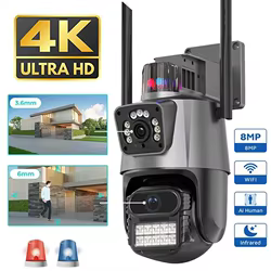 Cámara PTZ WiFi Exterior con Seguimiento Automático por IA