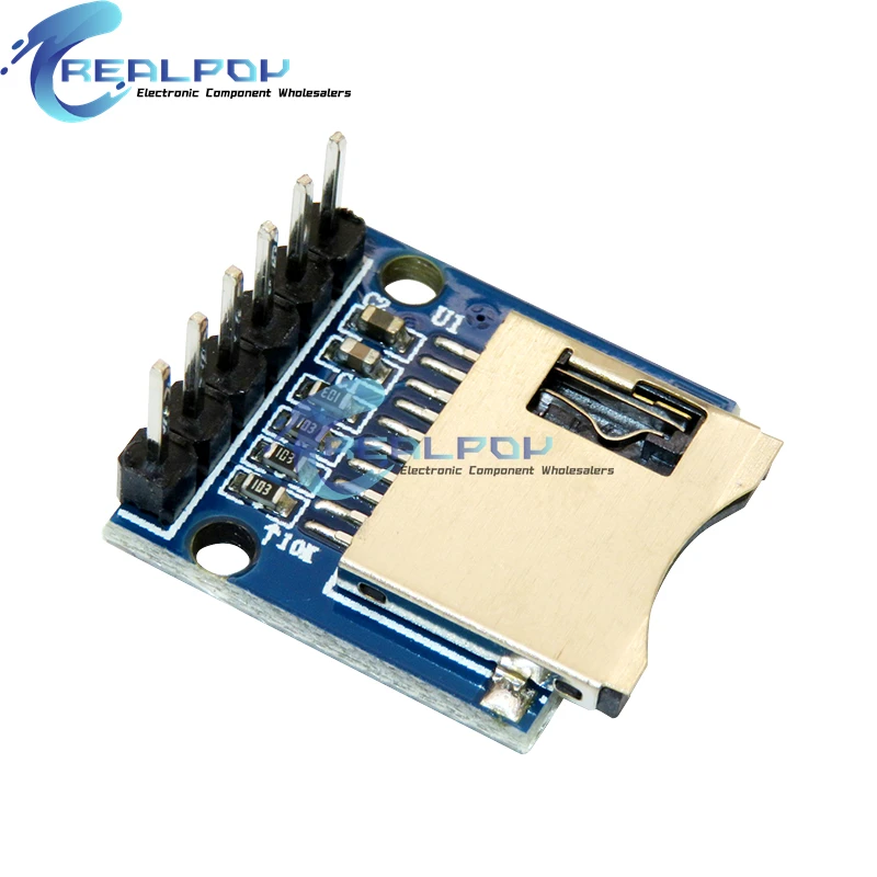 Placa de expansión de almacenamiento Mini Micro SD, tarjeta TF, módulo de escudo de memoria con pines para Arduino ARM AVR - imagen 5