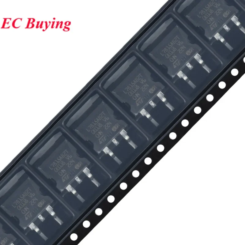 5 uds/1 ud L7815 L7815ABD2 L7815ABD2T L7815ABD2T-TR 7815 TO-263 1.5A Chip regulador de voltaje positivo IC circuito integrado - imagen 5