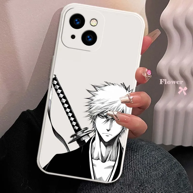 Anime Bleach para Apple IPhone 17 16 15 14 13 12 11 Pro Max Plus funda protectora de aire suave para teléfono - imagen 2