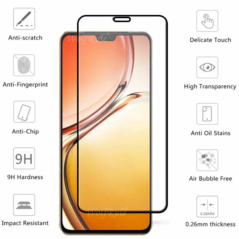 Vidrio de cubierta completa para Vivo V23 5G vidrio para Vivo V23 5G vidrio templado 9H HD Protector de pantalla protectora para Vivo V23 lente de vidrio - imagen 3