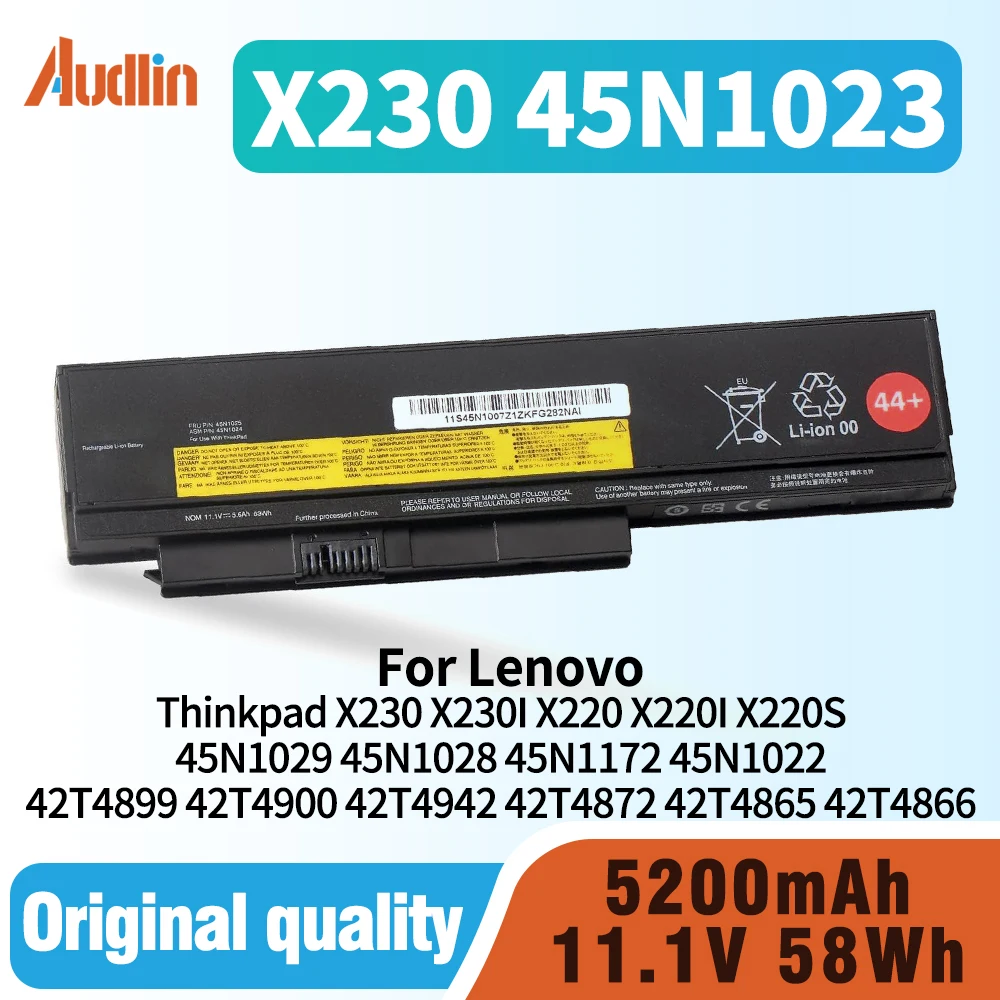 45N1025 45N1024 45N1028 45N1029 45N1020 Batería de repuesto para computadora portátil compatible con Lenovo ThinkPad X230 X230i X230S 45N1023