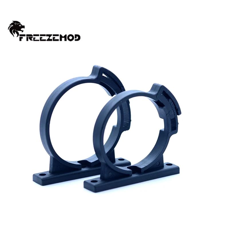FREEZEMOD Soporte Tanque Agua Redondo con Abrazadera Ajustable Negra - imagen 4