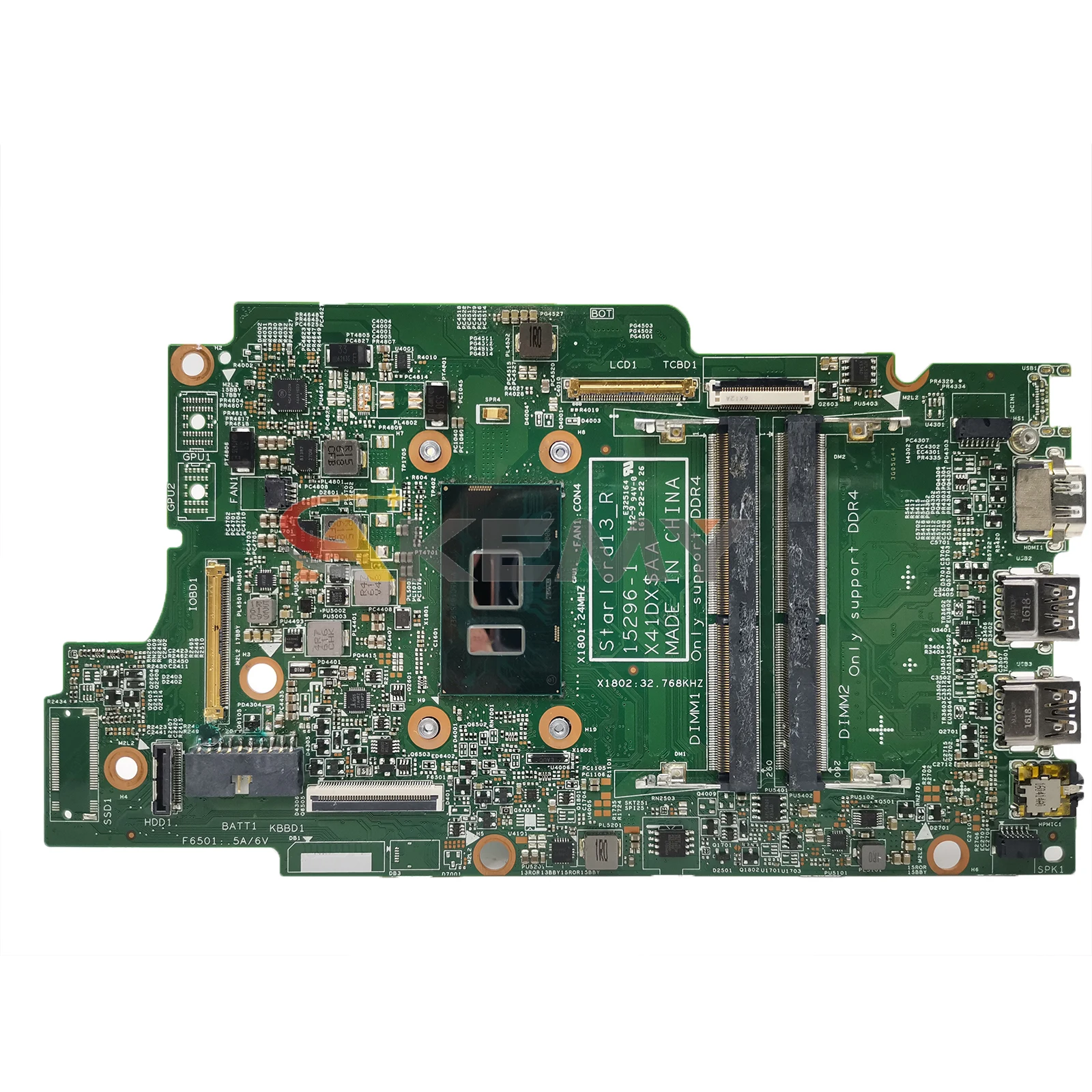 Placa base para ordenador portátil AKEMY 15296-1 para DELL Inspiron 5568 5368 7579 7368 3379 P69G Core placa base 0C1HX7 CN-0C1HX7 4405U CPU - imagen 4