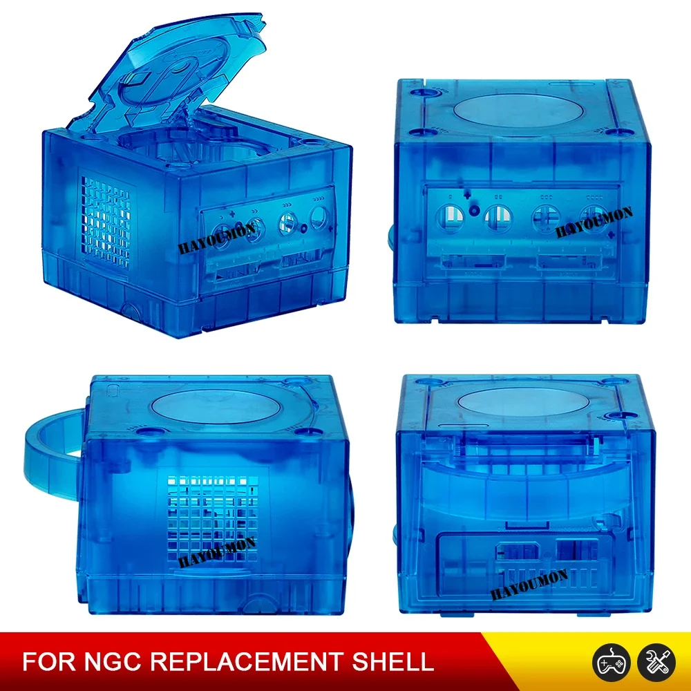 Nueva carcasa de repuesto transparente azul cielo para consola de juegos Gamecube NGC GC DOL-101 DOL-001 consola de juegos Dropshippi - imagen 2