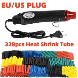 Pistola de aire caliente con kit tubos termorretráctiles