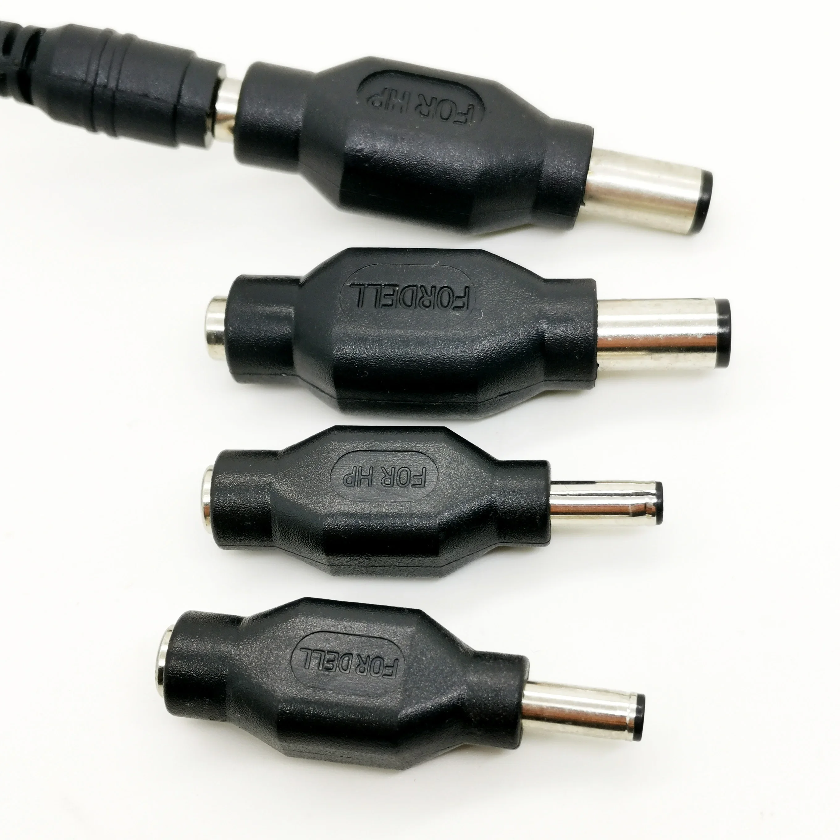 DC4.5X3.0mm 7,4X5.0mm DC macho a 5,5X2,1mm DC2.5mm conector adaptador de enchufe de alimentación hembra con Chip para DELL para HP 180W 240W - imagen 4