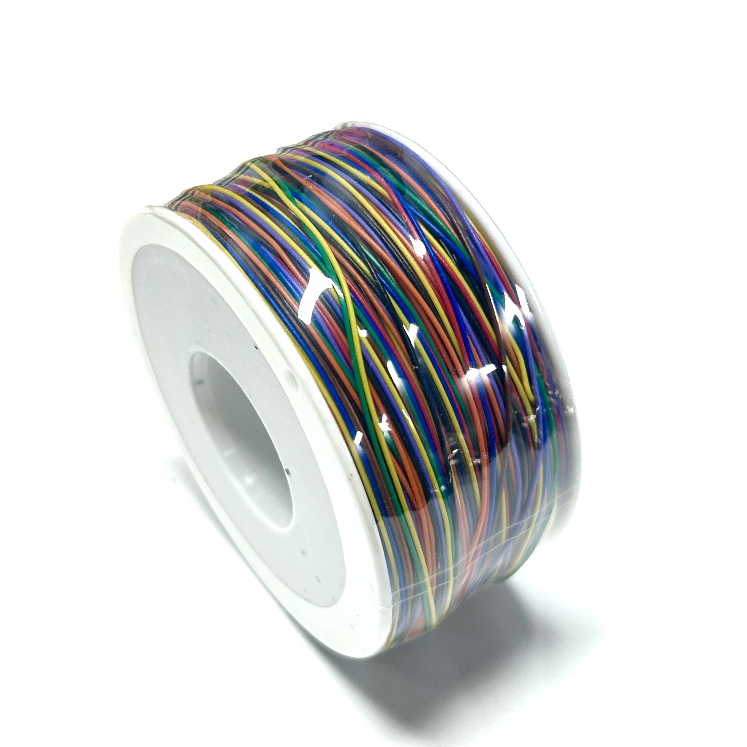 Cable volador de placa de circuito, alambre de cobre estañado de un solo núcleo, OK, alambre de aviación, cable de prueba PCB, carga mixta de 8 colores