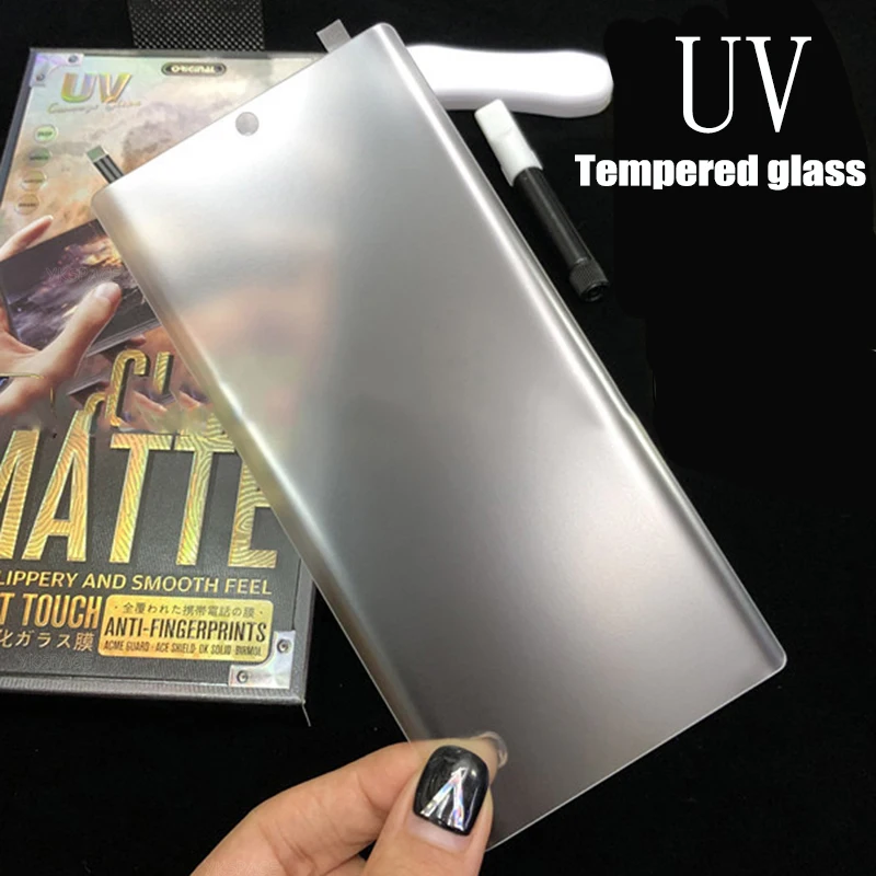 2 uds pegamento completo líquido UV mate vidrio templado curvo 3D para OnePlus 8 9 10 11 11R 12 12R 13 Ace 2 3 Pro Protector de pantalla - imagen 2