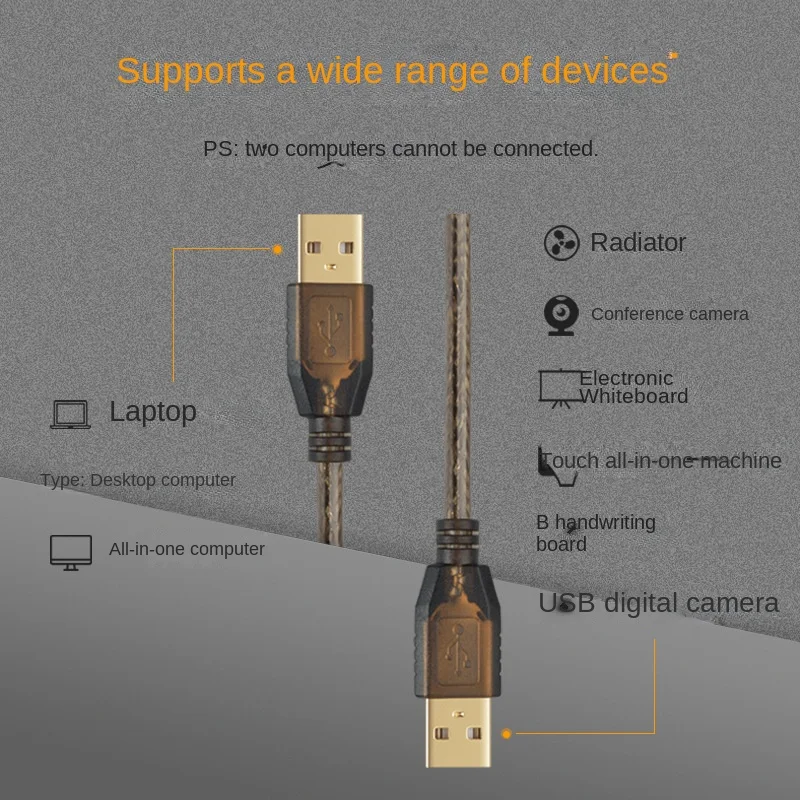 Cable USB de 5m, 10m, 15m, 20m, Cable de extensión USB 2,0 macho a hembra, Cable de línea de extensión, conector adaptador de datos de Cable de alta velocidad, nuevo - imagen 4
