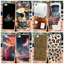 Funda Silicona iPhone 5/5S/SE – Diseño Astronauta Transparente