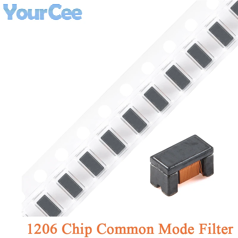 100 uds/10 Uds SDCW3216 SDCW3216-2 1206 Chip filtro de modo común bobina de estrangulación impedancia 90R 600R 1KR 2.2KR ± 25% 100MHz - imagen 2
