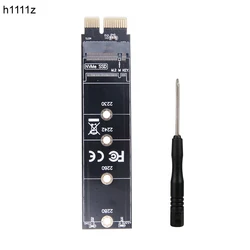 Adaptador PCIe x1 a M.2 NVMe M-Key para SSD