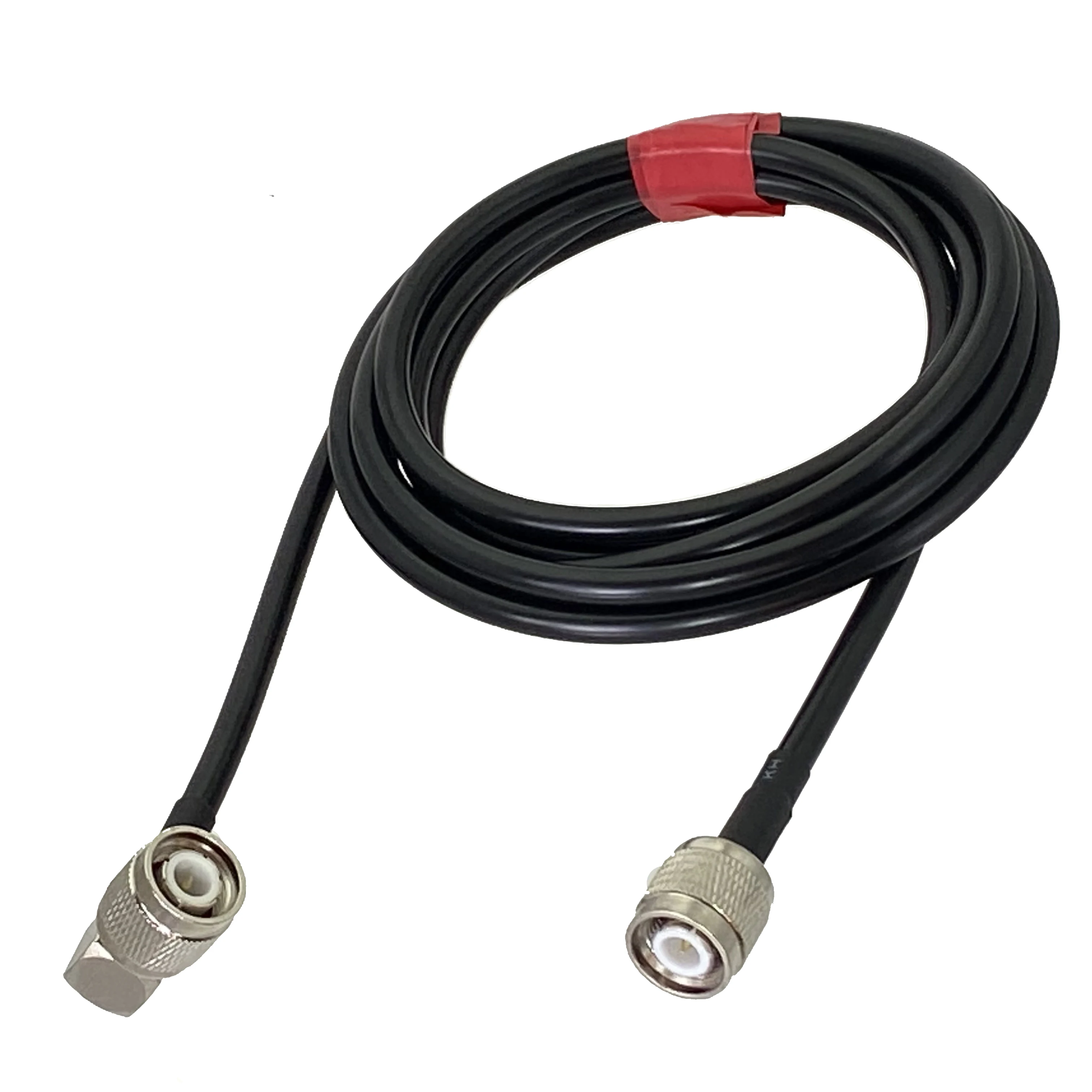 Conector macho RG58 TNC a enchufe macho TNC conector de ángulo recto Cable pigtail de puente RF 6 pulgadas ~ 20M - imagen 2