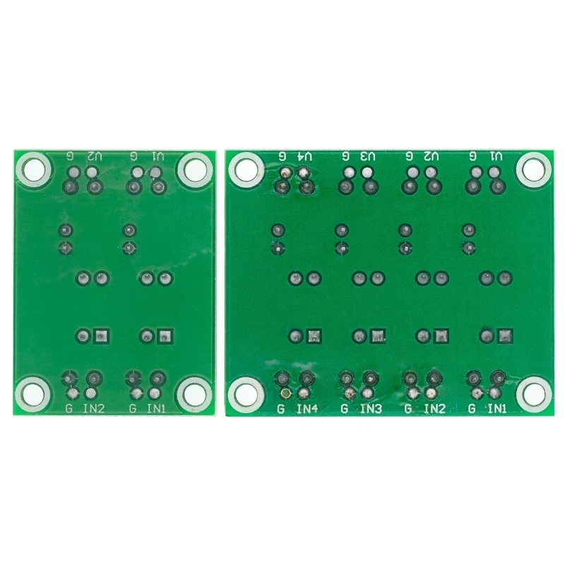Placa de aislamiento optoacoplador PC817 de 2/4 canales, adaptador convertidor de voltaje, módulo de 3,3 V a 5V, controlador fotoeléctrico aislado de 3,6-30V - imagen 2