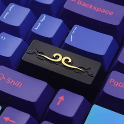 Keystone Keycap de Zinc y Aluminio para Teclado Mecánico MX 3D
