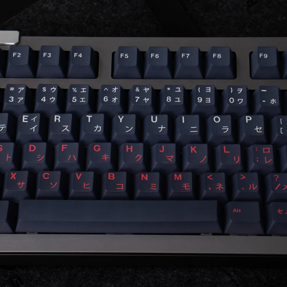 GMK Bushido-teclas para teclado mecánico PBT Dye Sub, teclas de 137 teclas, perfil de cereza, Color gris oscuro, juego de PC personalizado, GK61, Anne Pro 2 - imagen 5