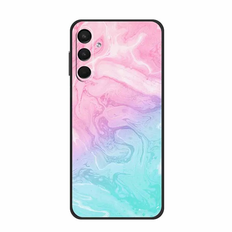Funda de silicona suave para teléfono Samsung Galaxy A55 5G, carcasa de TPU de mármol, protección de Mica pintada - imagen 5
