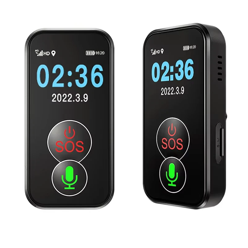 Rastreador GPS portátil 4G para personas mayores y niños, colgante de llamada SOS antipérdida con detección de caídas, dispositivo de seguimiento de ubicación en tiempo Real