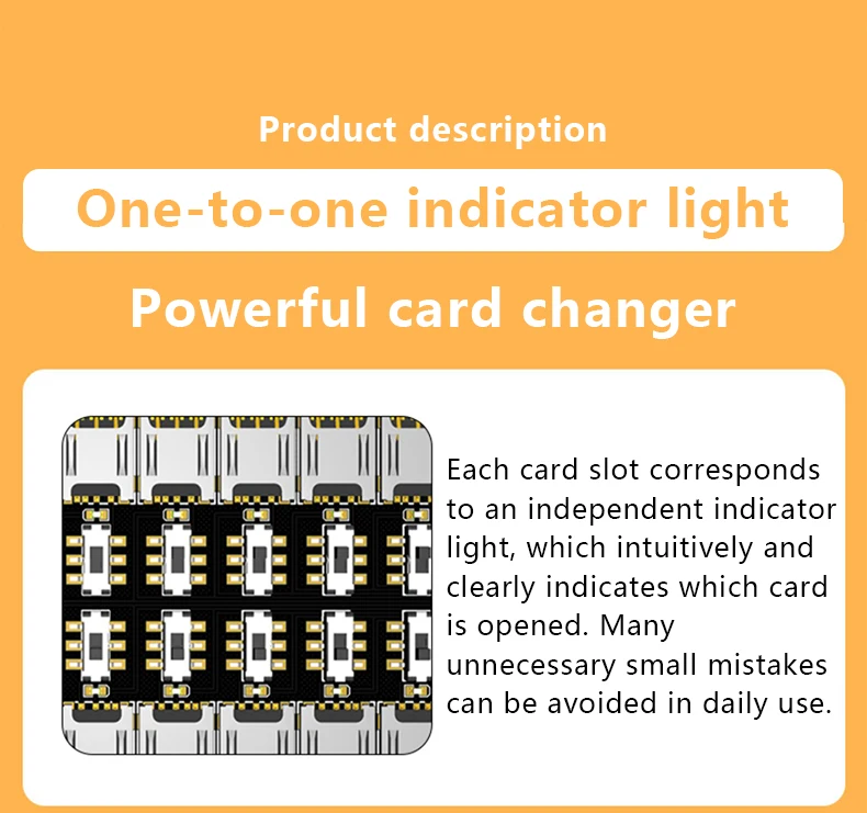 Multitarjeta - Vista del dispositivo multitarjeta