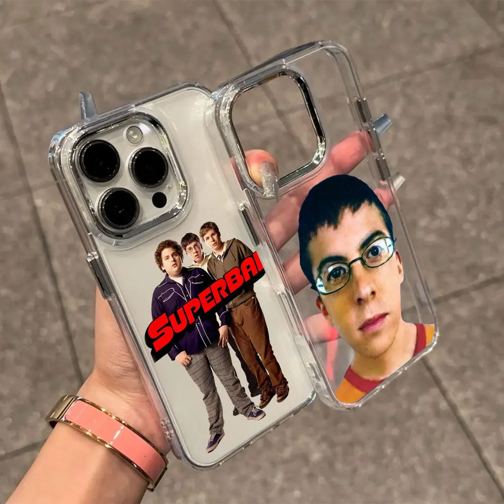 Divertida funda de teléfono McLovin para iPhone 17 16e 16 15 14 13 12 11 mini Pro Max X XR XSMAX 8 7 Air Plus cubierta suave transparente - imagen 2