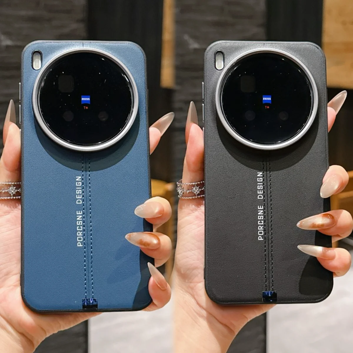 Para VIVO X300 Pro funda de lujo de cuero PU magnética MagSafe funda protectora trasera para VIVO X300 X200 Pro Mini X200S Shell