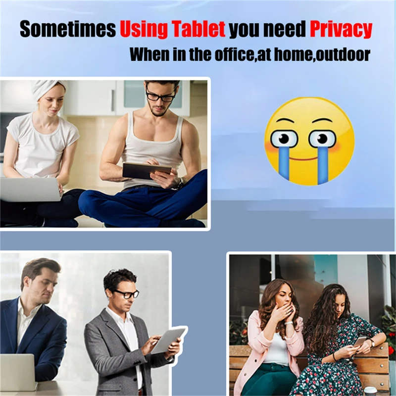 Protector de pantalla antiespía para iPad 11.a, 10a, 9a generación, 8a, 7a Mini 7, 6, vidrio templado de privacidad en iPad Air 11 5 Pro 13 12,9 - imagen 4