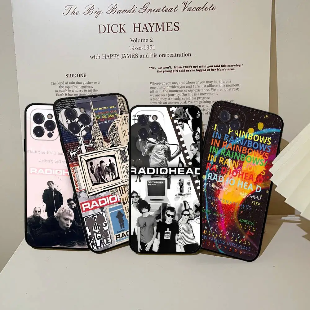 Fashion Design Radiohead Phone Case For iPhone 16 15 14 13 12 Mini 11 Pro XS Max X XR SE 6 7 8 Plus Soft Silicone Cover - imagen 3