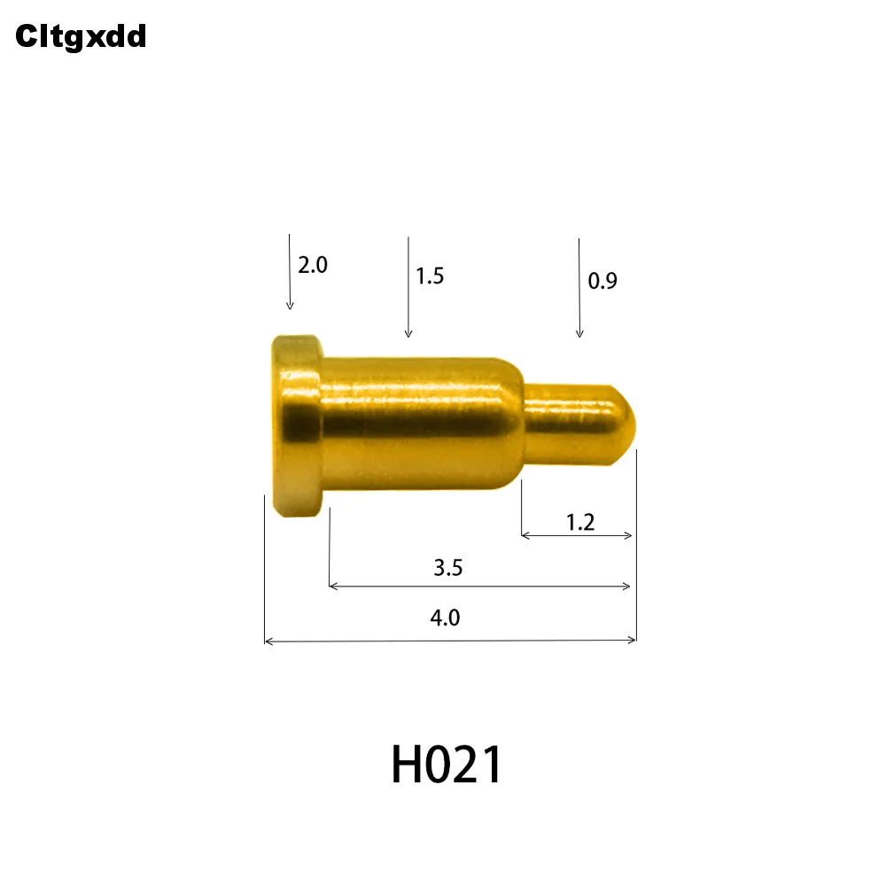 5 uds conector Pin Pogo batería Pogopin contacto con resorte aguja SMD PCB 2 3 4 5 6 7 8 9 10 12 14 MM sonda de prueba H021 - H040 - imagen 3
