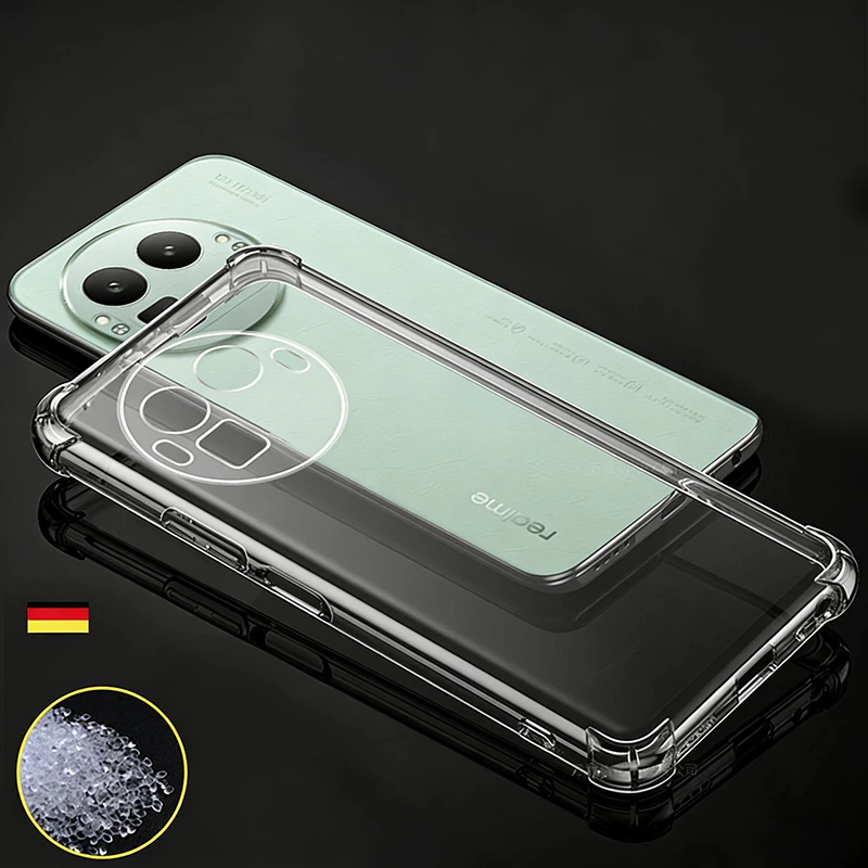 Esquinas reforzadas suave TPU protección de cámara cubierta trasera de la caja del teléfono para Realme GT8 Pro GT8Pro RMX5210 - imagen 2