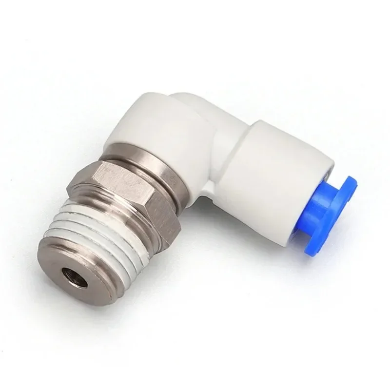 Conectores Neumáticos 360 °   Junta giratoria Manguera de aire KSL giratoria 4 6 8 10 12 mm Rosca BSP 1/8 1/4 3/8 M5 Accesorio giratorio de alta velocidad - imagen 4