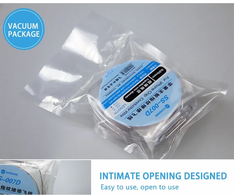 SUNSHINE SS-007D-cable de salto de 0,01mm, circuito Flexible de linprecisión dedicado para reparación de chips de Iphone, cable Conductor de salto de 150m - imagen 5