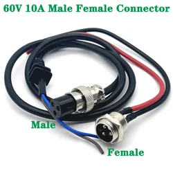 Cabezal cargador bicicleta eléctrica conector batería litio