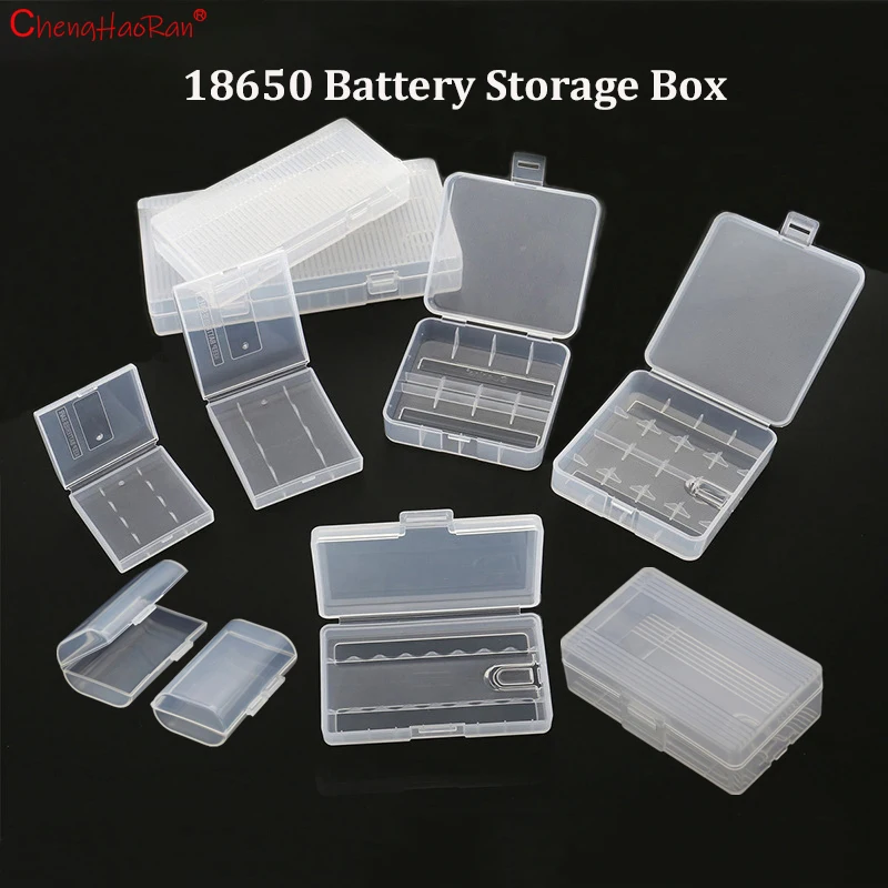 Cajas de protección de almacenamiento de batería múltiple 18650, caja de protección de batería alcalina de plástico PP respetuosa con el medio ambiente, 1 ud. - imagen 2