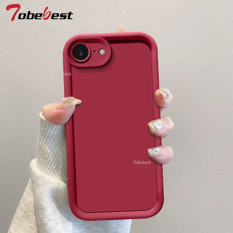 Para iphone 16E 2025 16 15 14 Plus 13 12 11 Pro Max funda de silicona suave lente de cámara con cubierta protectora de pantalla - imagen 5