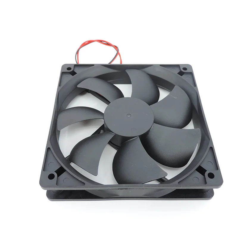 5V 12V 24V 120mm 12cm 12025 120mm * 120mm * 25mm ventilador de refrigeración 120x120x25mm DC ventilador enfriador de Motor sin escobillas 2PIN M20 - imagen 5
