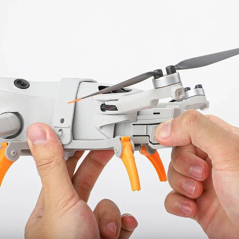 Soporte de elevación de tren de aterrizaje plegable, trípode de protección de patas de araña de liberación rápida para accesorios de Dron DJI Mini 4 Pro - imagen 5