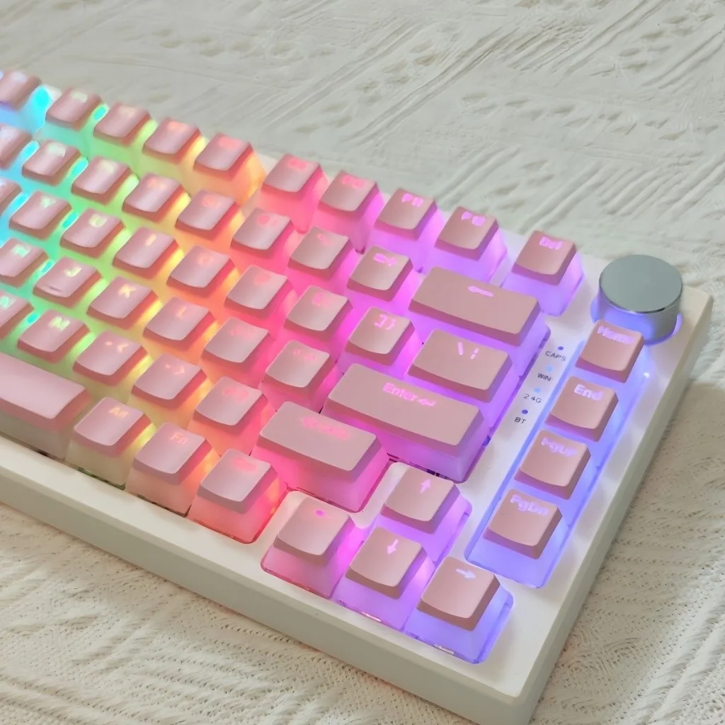 Teclas de pudín de alta calidad, teclas transparentes, teclados personalizados, altura OEM, 130 teclas - imagen 2