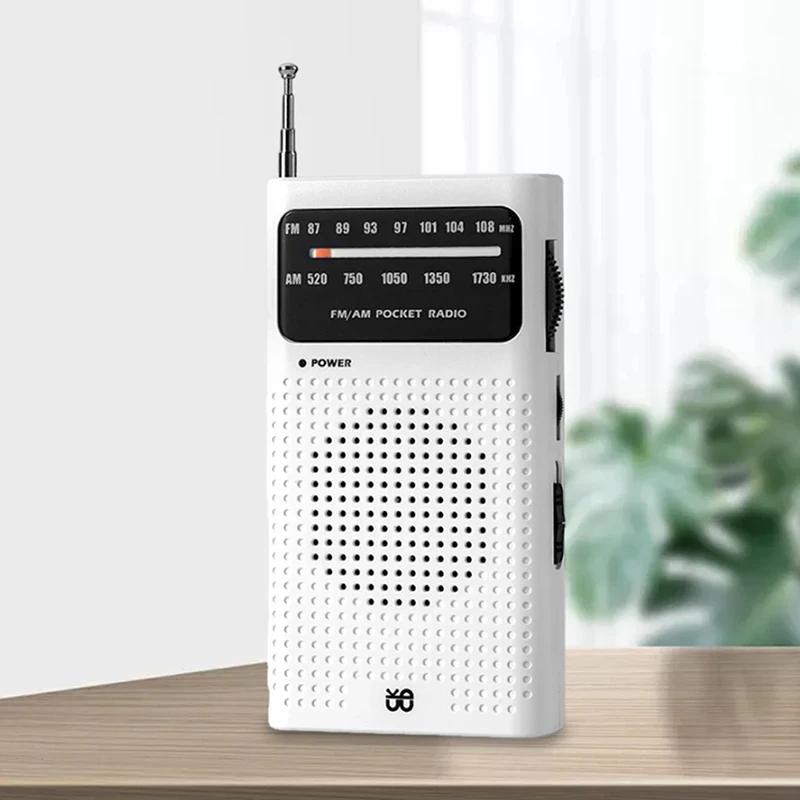 Radio portátil W-908 de banda completa AM FM con batería, Radio con puntero de 3,5mm, Radio analógica HiFi, la mejor Radio de emergencia de bolsillo para recepción - imagen 3