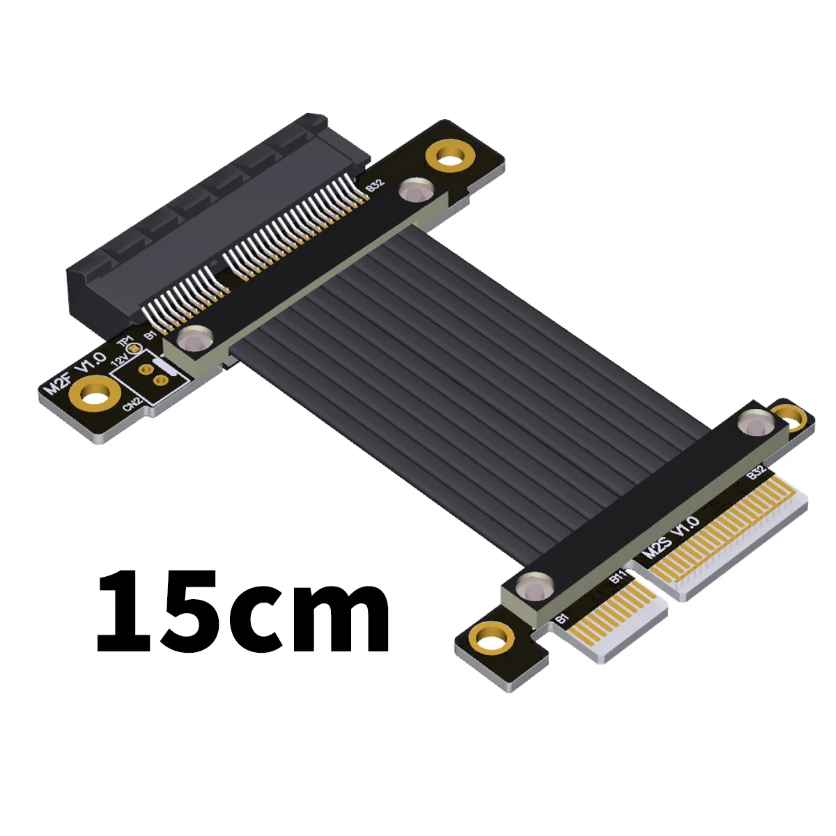 Cable de extensión PCI-E X4 a X4 PCI-E PCI Express 4,0 4x Cable elevador extensor convertidor adaptador compatible con tarjeta USB - imagen 5