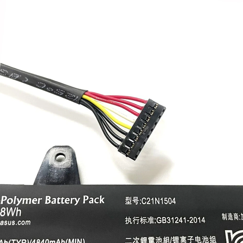Batería Original y auténtica para ordenador portátil Asus, C21N1504, 7,6 V, 38WH, E205SA, TP200S, TP200SA, TP200SA3050, 0B200-01710100 - imagen 2