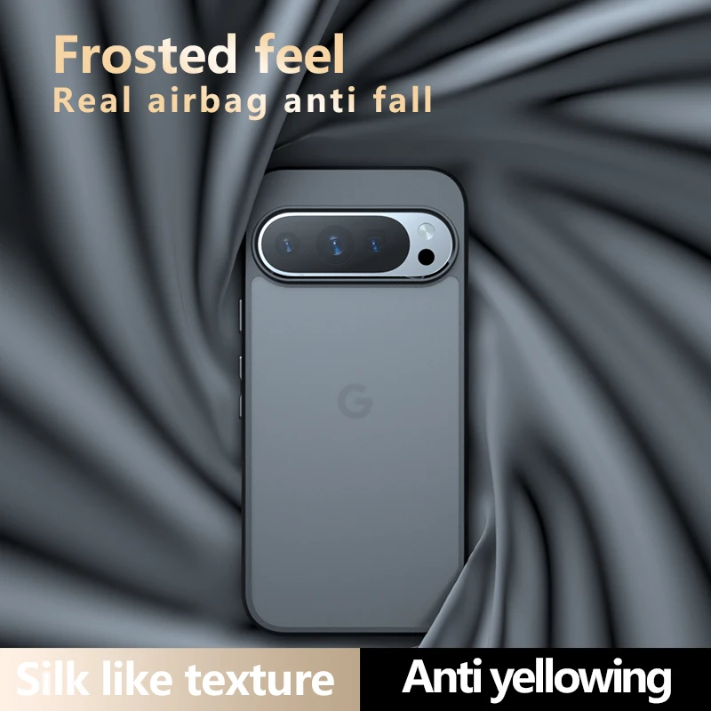 Funda para Google Pixel 10 9 8 Pro 8A armadura de lujo cubierta transparente mate para Pixel9 Pro XL Pixel8 acrílico fino a prueba de golpes Funda - imagen 5