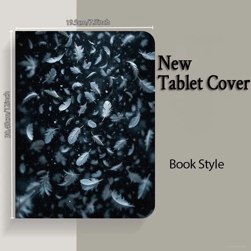 Diseño de imagen de pluma oscura para Lenovo Xiaoxin Pad Pro Tab M10 K10 Plus 3. ° Y700 Gen 11 11,2 11,5 12,7 8,8 pulgadas funda para tableta - imagen 5