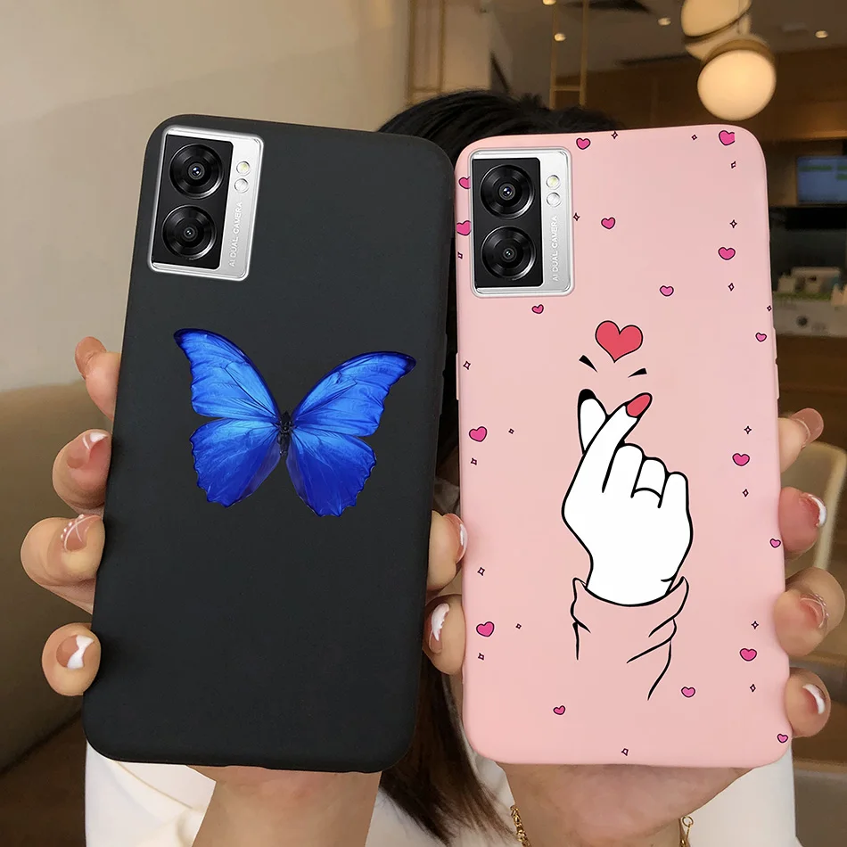 Para OPPO A57 4G funda bonita mariposa aguacate funda suave de silicona para OPPO A77 5G parachoques de moda para Realme V23 5G bolsas de teléfono - imagen 3