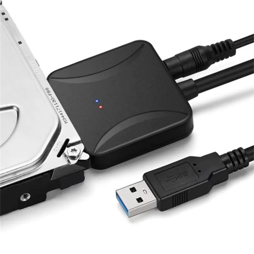 Nuevo estilo para unidad de disco duro SATA SSD y HDD de 2,5 "y 3,5" para ordenador portátil DVD CD-ROM DVD-ROM USB 3,0 a SATA Cable convertidor adaptador 5Gbps - imagen 3