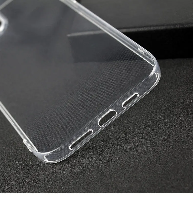 Funda transparente para iPhone 13Pro 13 Pro Max, funda suave de silicona ajustada para iPhone 11 12 13 mini 14 Pro Max, fundas blandas de TPU - imagen 5