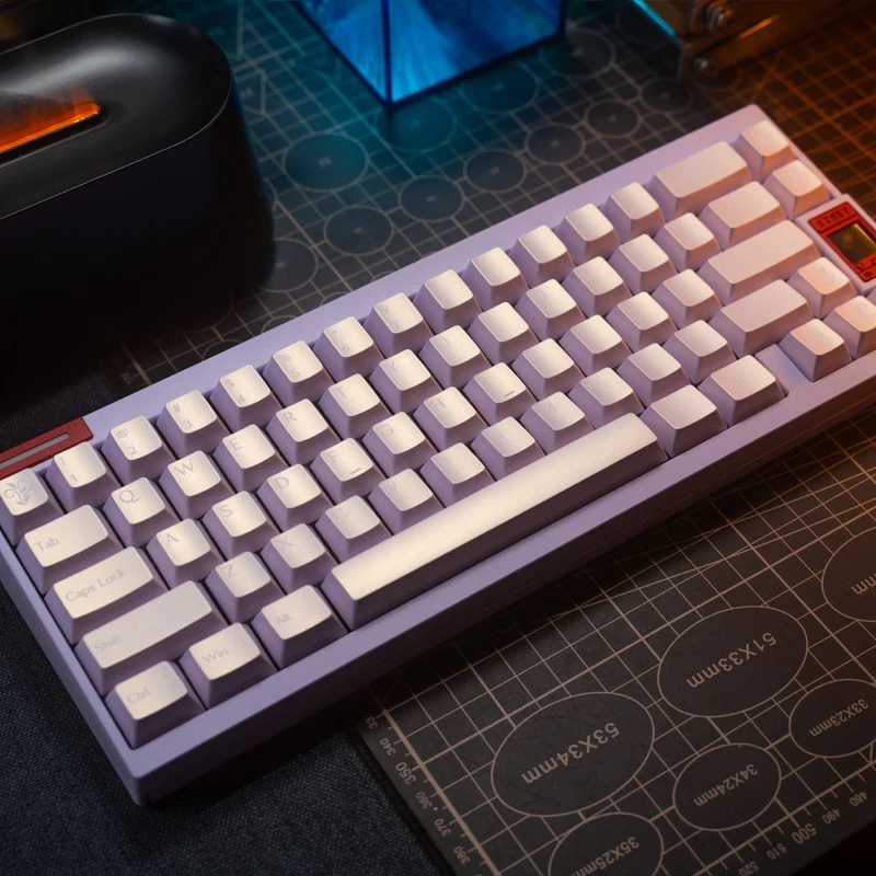 Teclas de perlas coloridas, 97 teclas originales de fábrica, altura Pbt 1,7 de espesor, pantalla de seda de Color perla, tapa de llave personalizada - imagen 5