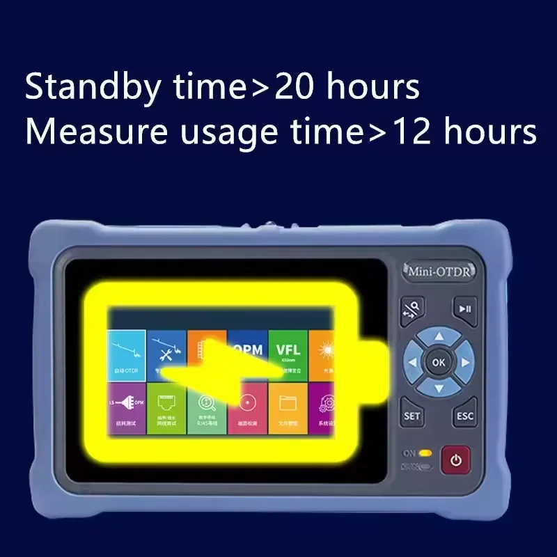 NK4000D 12 en 1 multifunción Mini reflectómetro de dominio de tiempo óptico fibra óptica FTTH probador de fibra óptica reflectante de dominio de tiempo - imagen 5